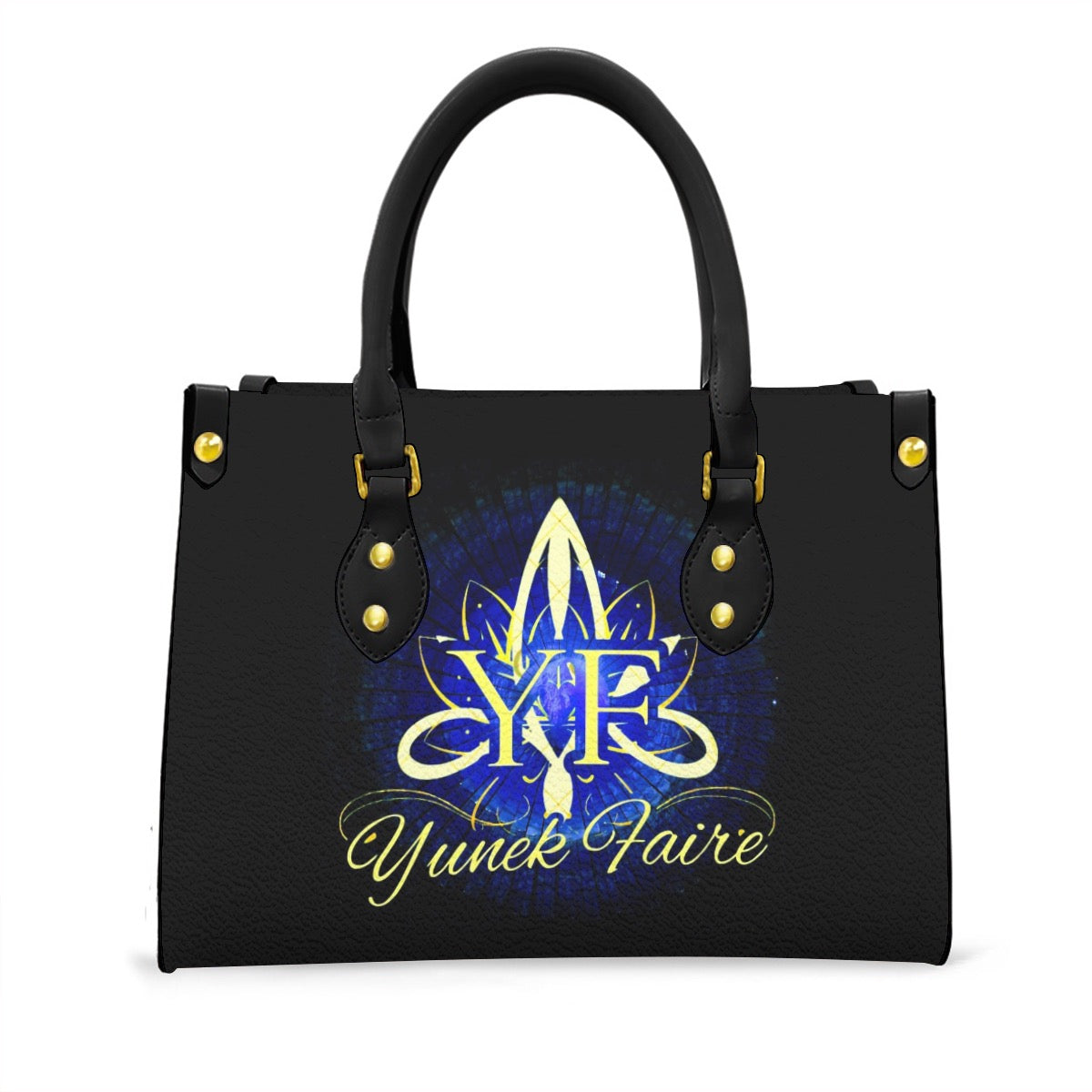 Women's Tote Bag With Black Handle
