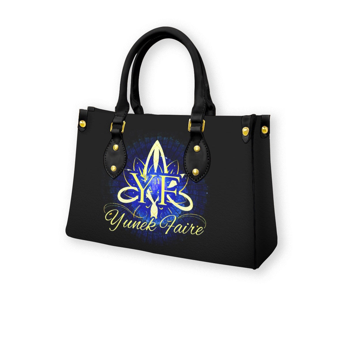 Women's Tote Bag With Black Handle
