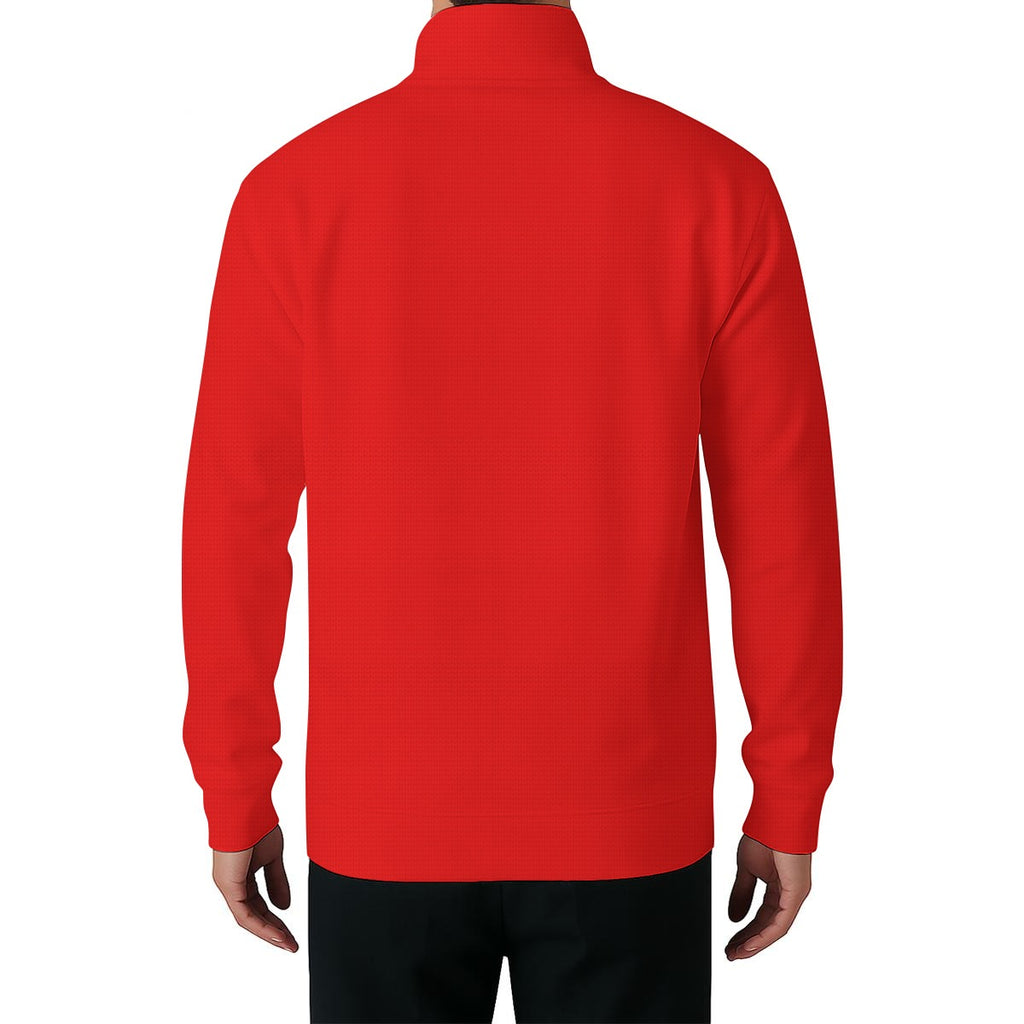 Men’s Casual Pullover Shirt With 1/4 Zip