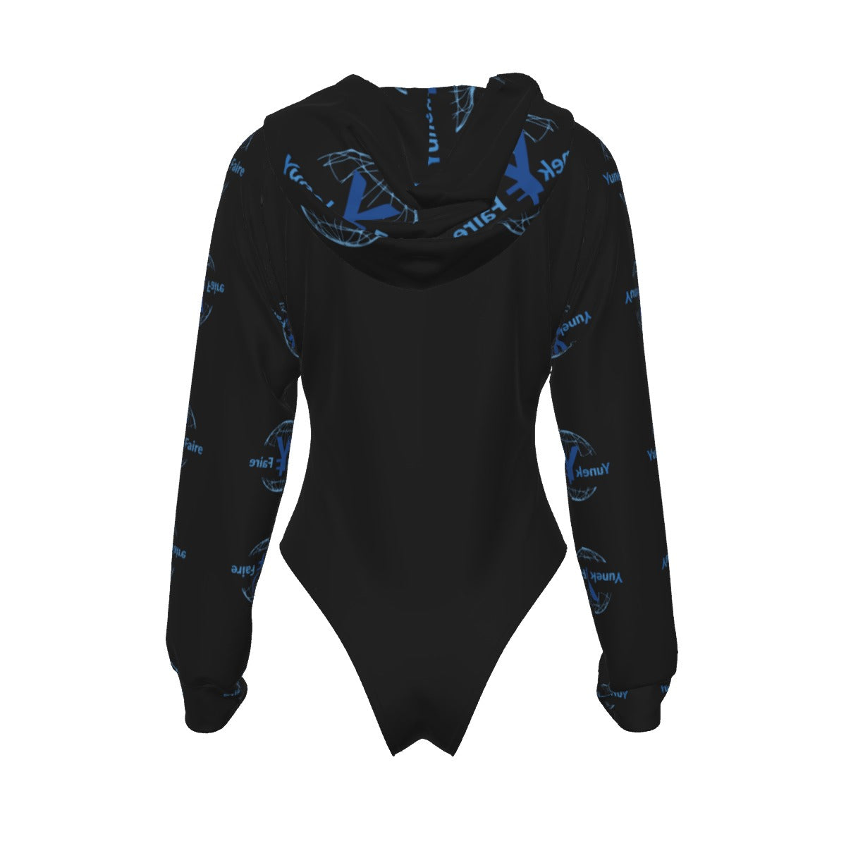 Women's Raglan Sleeve Hooded Bodysuit