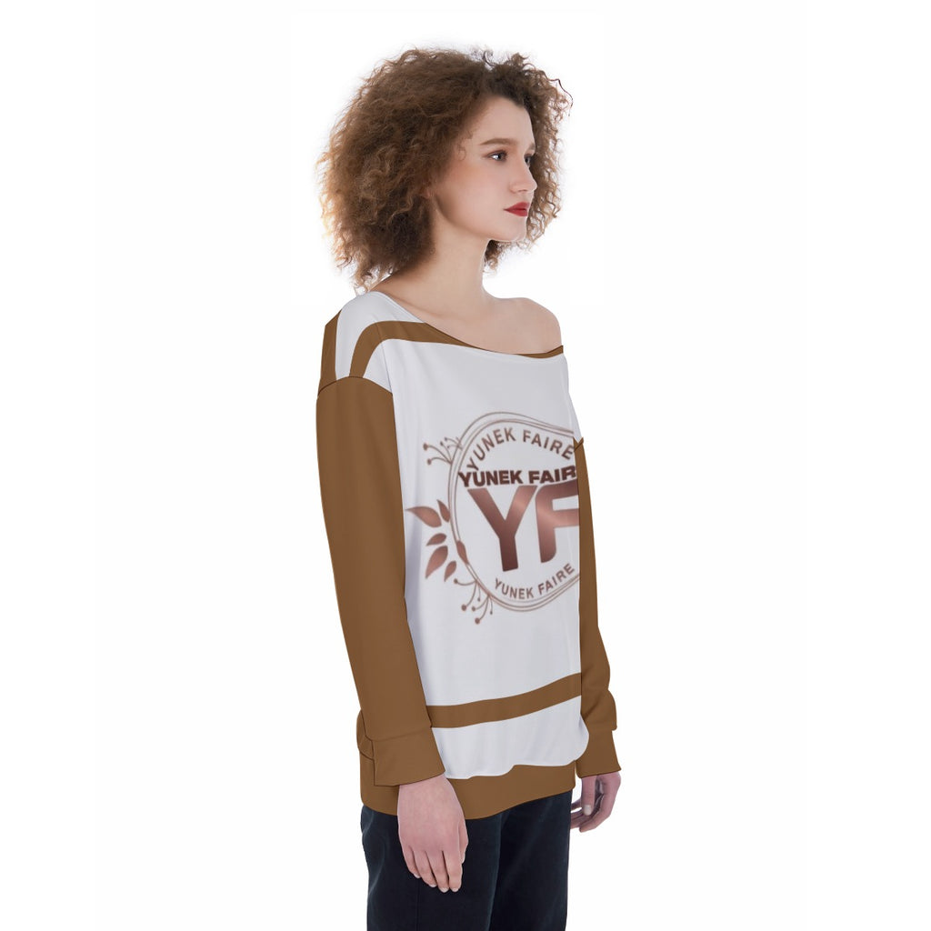 Women's Off-Shoulder Sweatshirt