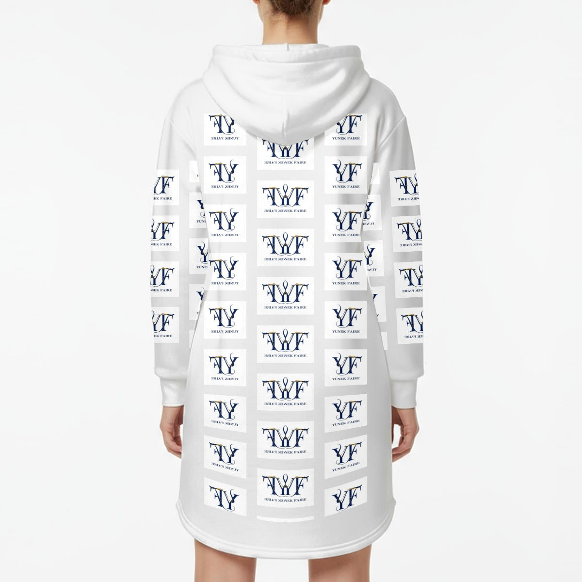 Women’s Hoodie Dress With Fleece|DTF