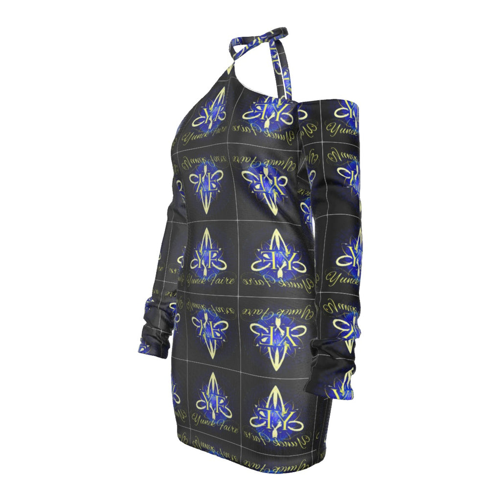 Women's Halter Lace-up Dress