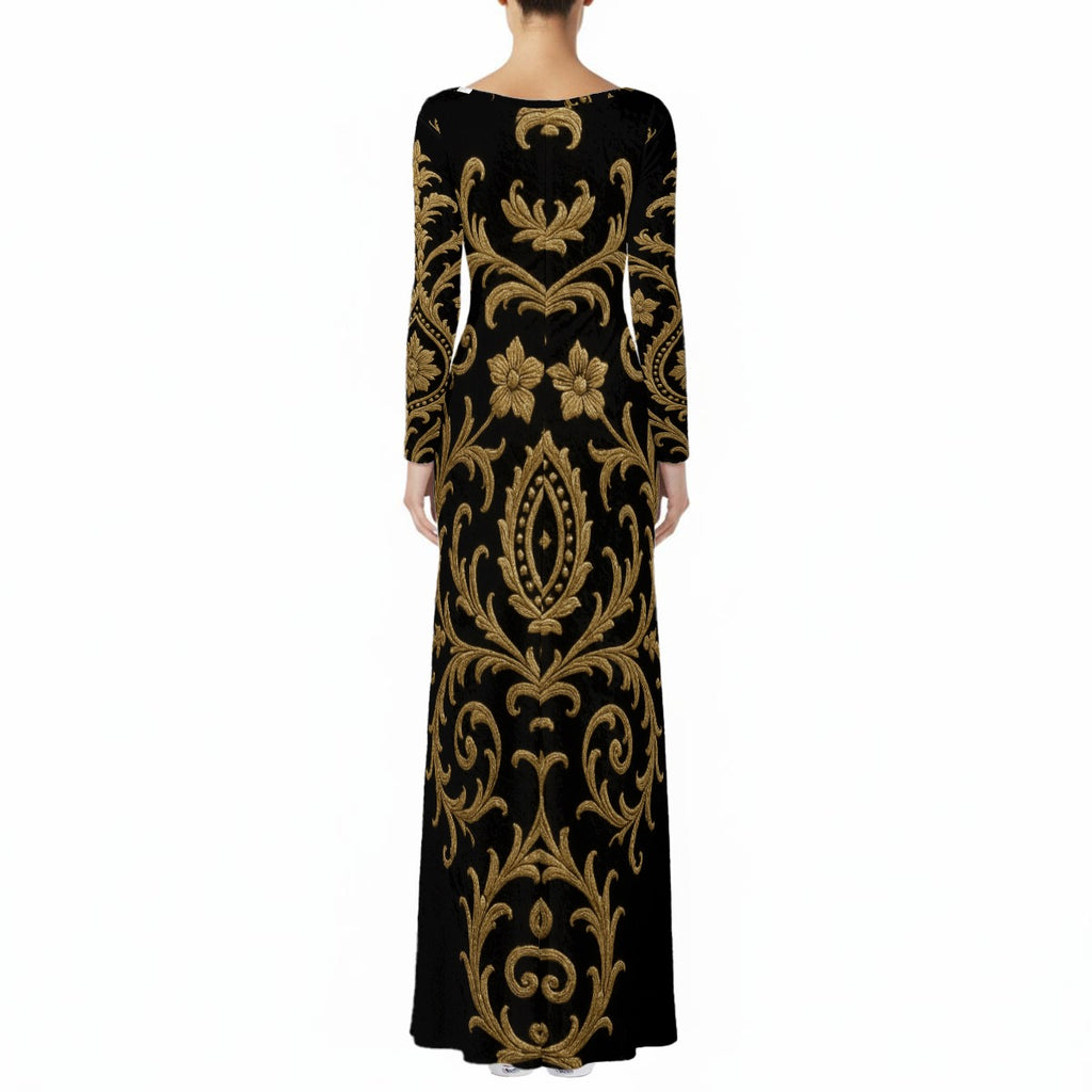 Women's Velvet Shine Maxi Dress