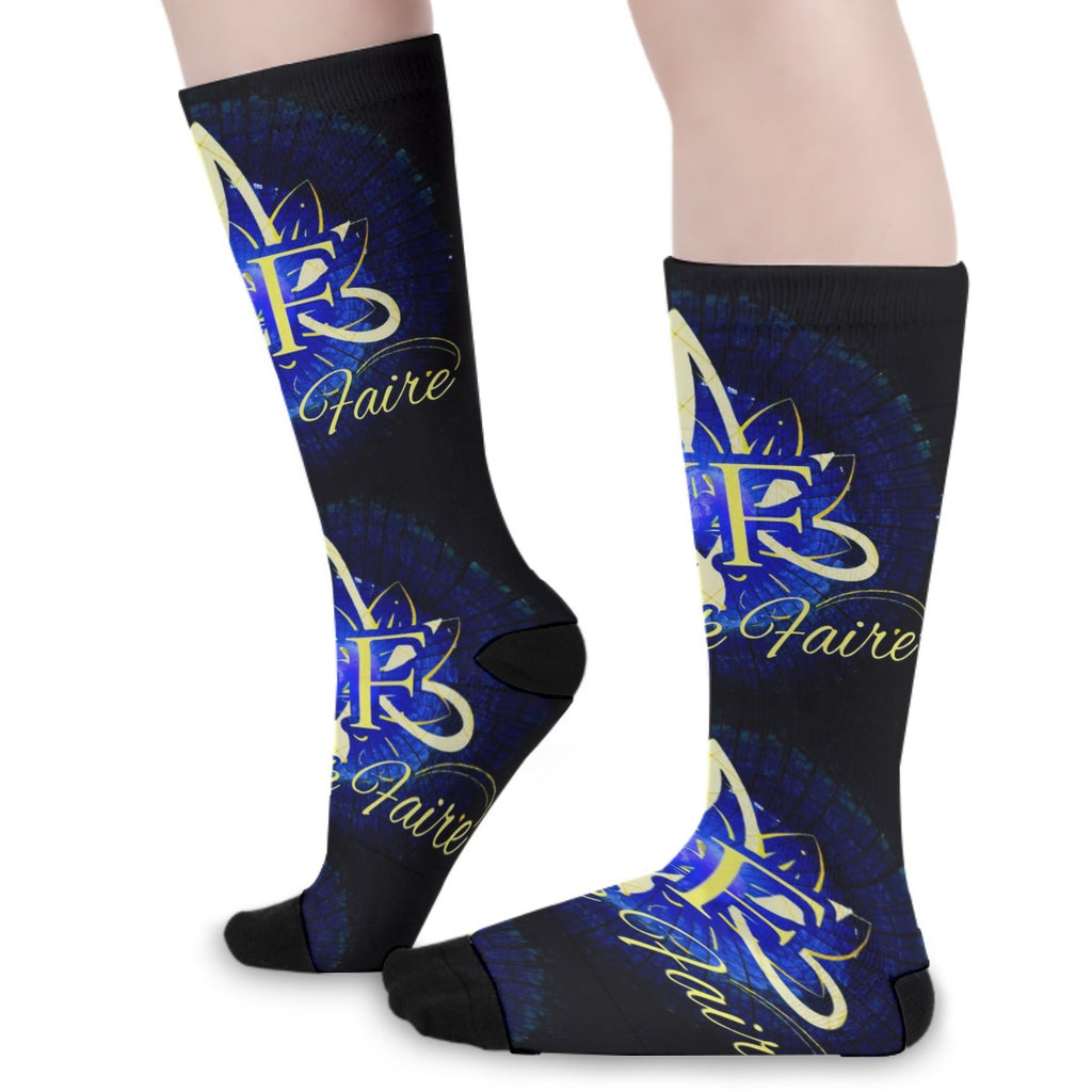 Print Unisex Long Socks