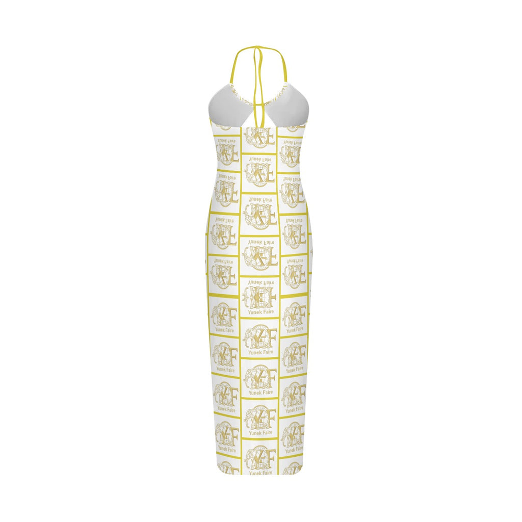 All-Over Print Women's Sexy Hollow Cami Dress