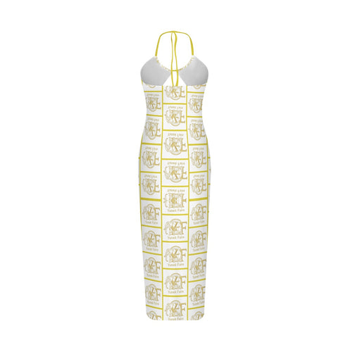 All-Over Print Women's Sexy Hollow Cami Dress